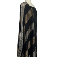 An unstitched set comprising of a chanderi tissue dupatta and a kameez made of semi raw silk, by Shenena Sethi