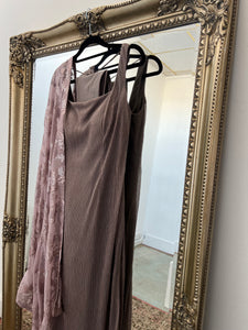 Grey and lilac kameez set - Size 8
