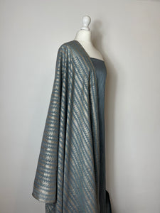 Gold thread/brocade effect dupatta unstitched set