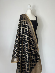 Brocade dupatta unstitched set
