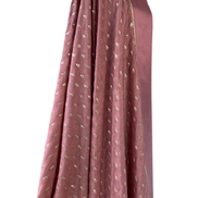 Unstitched fabric for kameez set. Loose silk kameez fabric, loose lycra pajami and readymade embroidered dupatta. Keep unstitched or made-to-measure by Shenena Sethi