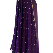 Unstitched fabric for kameez set. Loose silk kameez fabric, loose lycra pajami and readymade sequin dupatta. Keep unstitched or made-to-measure by Shenena Sethi 