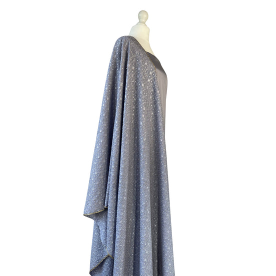 Thread and mirror dupatta unstitched kameez set