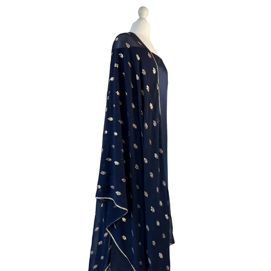 Sequin dupatta unstitched kameez set