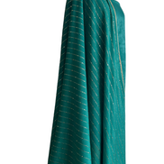 Unstitched fabric for kameez set. Loose kameez fabric, loose lycra pajami and readymade mukaish on georgette dupatta. Keep unstitched or made-to-measure by Shenena Sethi 