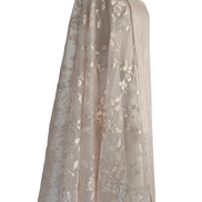 Unstitched fabric for kameez set. Loose kameez fabric, loose lycra pajami and readymade sequin embroidery organza dupatta. Keep unstitched or made-to-measure by Shenena Sethi 