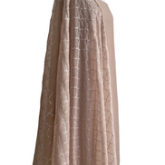 Unstitched fabric for kameez set. Loose silk kameez fabric, loose lycra pajami and readymade sequin dupatta. Keep unstitched or made-to-measure by Shenena Sethi