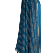 Unstitched fabric for kameez set. Loose kameez fabric, loose lycra pajami and readymade georgette thread dupatta. Keep unstitched or made-to-measure by Shenena Sethi 