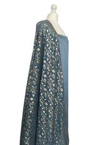 Brocade dupatta unstitched set