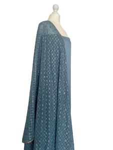 Georgette sequin dupatta unstitched set