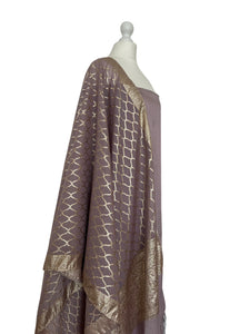Brocade dupatta unstitched set