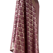 Brocade dupatta unstitched kameez set