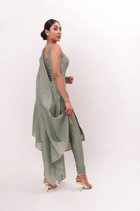 Thread dupatta unstitched set