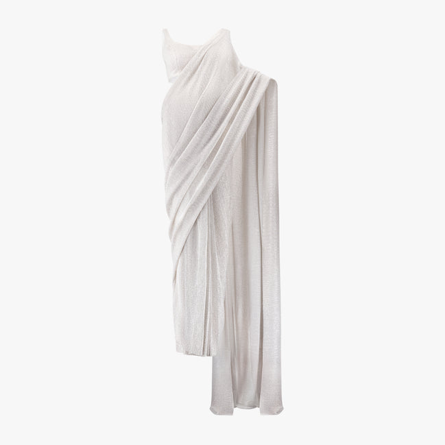 Serene made-to-measure seequin pre stitched saree designed by Shenena Sethi with a sequin blouse 