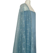 Organza and thread dupatta unstitched kameez set