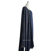 Mirror dupatta unstitched kameez set